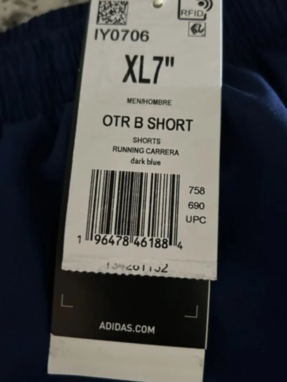 Men's Adidas Aeroready OTR Own the Run XL 7